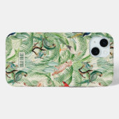 tropische vogels en palmbladeren Case-Mate iPhone case (Achterkant (horizontaal))
