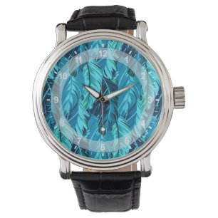 Tropische vogels horloge