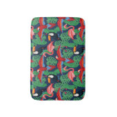Tropische vogels in heldere kleuren badmat (Voorkant Verticaal)