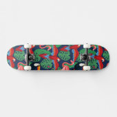 Tropische vogels in heldere kleuren skateboard (Horizontaal)