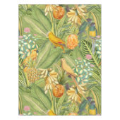 Tropische vogels in Oerwoud Paradise-geel Tafelkleed (Voorkant)