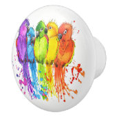 Tropische Vogels Keramische Knoppen (Rechts)