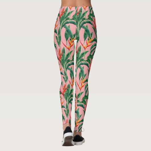 Tropische vogelsoorten van het Paradise-bloempalm  Leggings (Achterkant)