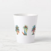 Tropische vreugde latte mok (Voorkant)