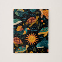 Tropische vrienden zomer puzzel cadeau