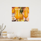 Tropische vruchten poster (Keuken)