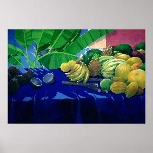 Tropische vruchten poster (Voorkant)