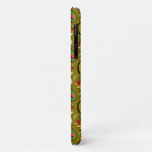 Tropische vruchtenseamless pattern yellow Case-Mate iPhone case (Achterkant/links)