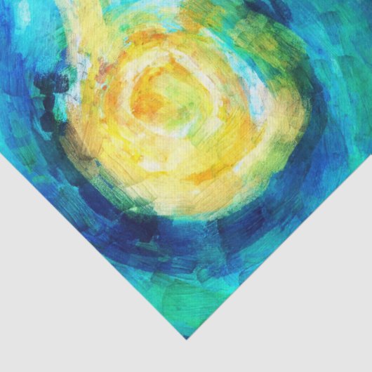 Tropische vuurtoren & palmbomen Decoupage Tissuepapier (Detail)