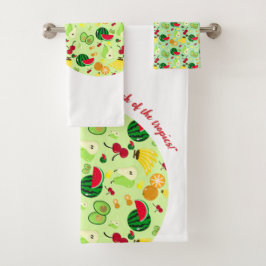 Tropische waanzin bad handdoek