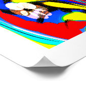 Tropische warmtekunst poster (Hoek)