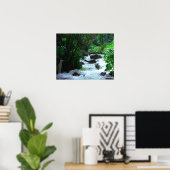 Tropische waterval poster (Thuiskantoor)