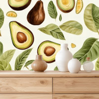 Tropische Waterverf avocado-patroon