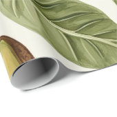 Tropische Waterverf avocado-patroon Cadeaupapier (Rol Hoek)