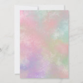 Tropische Waterverf Bloemen Kaart (Achterkant)