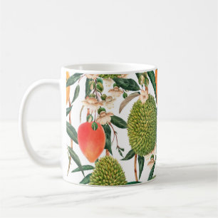tropische waterverf, durische vruchten, mango o koffiemok