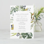 Tropische Waterverf Kaart (Staand voorkant)