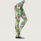Tropische Waterverf Leggings (Rechts)