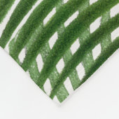 Tropische Waterverf palmbomen Fleece Deken (Hoek)