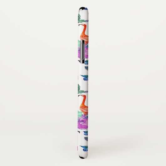 Tropische Waterverf Patroon | Monogram Case-Mate iPhone Case (Achterkant / rechts)