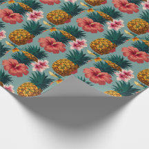 Tropische Waterverf Pineappel Naadloos patroon