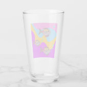 Tropische Waterverf vis Glas (Achterkant)