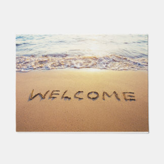 Tropische Welkomstdeur met Beach Mat 18 x 24 inch