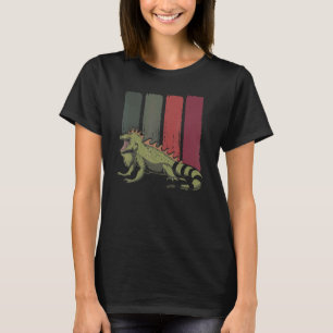 Tropische wilde dieren Retiele tierretro Igua T-shirt