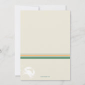 Tropische winden Post Wedding Brunch Uitnodiging (Achterkant)