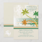 Tropische winden Post Wedding Brunch Uitnodiging (Voorkant / Achterkant)