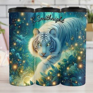 Tropische witte tijger Oerwoud Thermosbeker