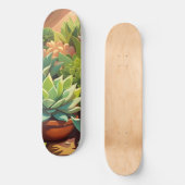 Tropische woestijn Succulente tuin Skateboard (Voorkant)