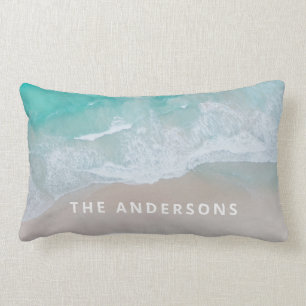 tropische zandstranden zonnige golven moderne ocea kussen