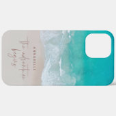 tropische zandstrandoceaan het avontuur begint Case-Mate iPhone case (Achterkant / Rechts)