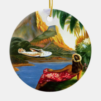 tropische Zee in Hawaï — palmboom Keramisch Ornament