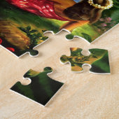  tropische Zee in Hawaï — palmboom Legpuzzel (Zijkant)