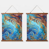 Tropische zeebaars hangend wandkleed (Dubbel)