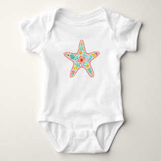 Tropische Zeester Baby Bodysuit