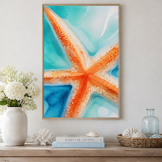 Tropische Zeester Poster