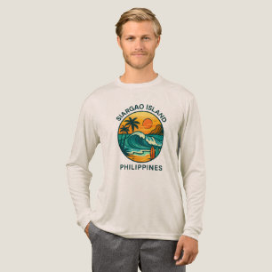 Tropische Ziel - Siargao Eiland Filipijnen Tri-Blend Shirt