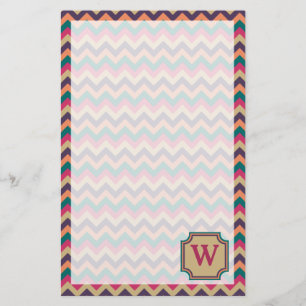 Tropische Zigzag Stationery Briefpapier