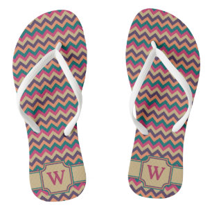 Tropische Zigzag-Teenslippers Teenslippers