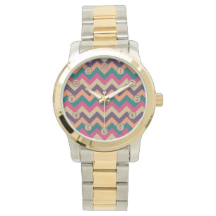Tropische Zigzag Watch Horloge