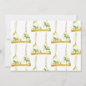 Tropische zomer bedankkaart (Achterkant)