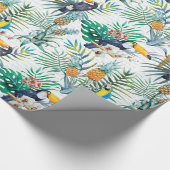 Tropische zomer cadeaupapier (Hoek)