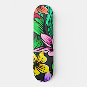 Tropische zomer Hibiscus Pattern Skateboard