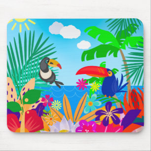 Tropische zomer muismat