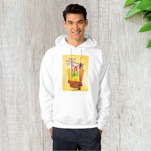 Tropische Zomer Popsicle en Palmbomen Hoodie
