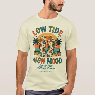 Tropische Zomer Slippers Strand Sfeer T-shirt