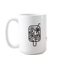 Tropische Zomer Slurpen Koffiemok | Minimalistisch